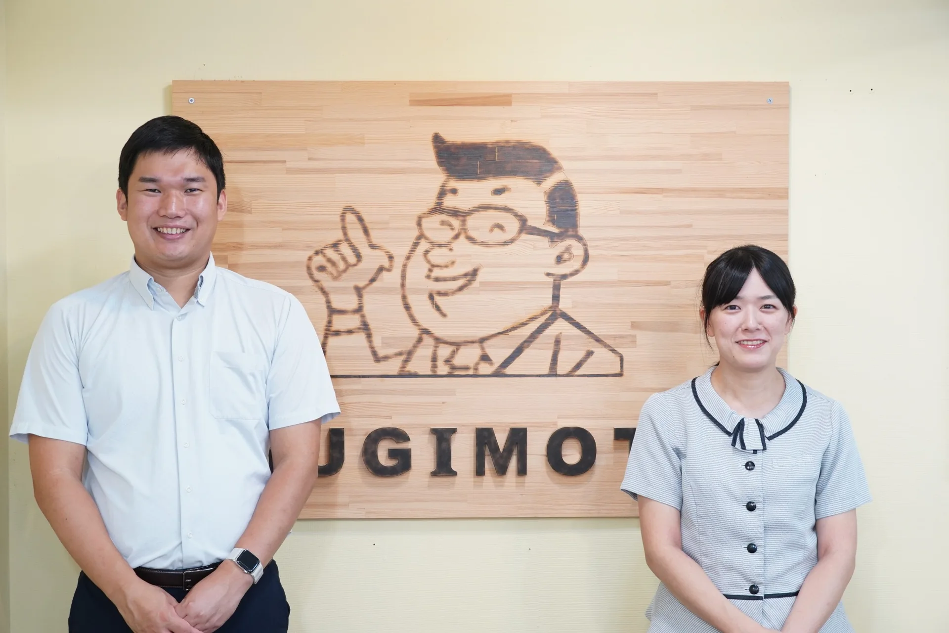 杉本メガネの代表と奥様